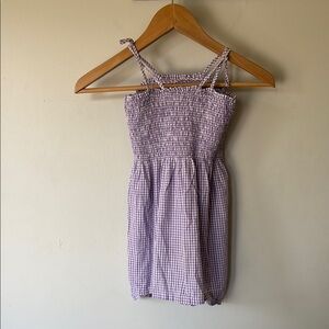 Ralph Lauren Girls 4T Purple Cotton Tank Dress Preppy Coastal Summer Style